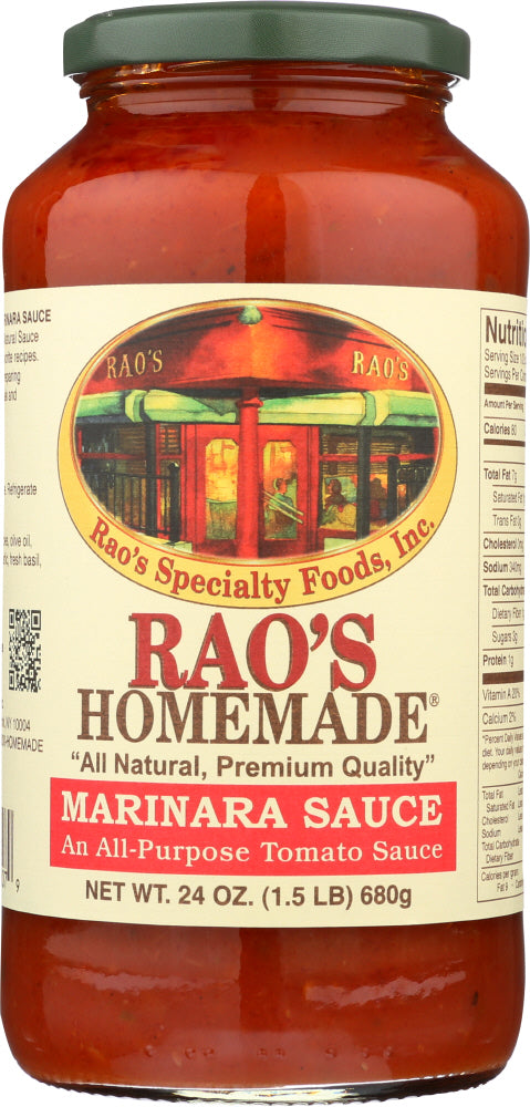 RAO'S HOMEMADE: Marinara Sauce, 24 oz