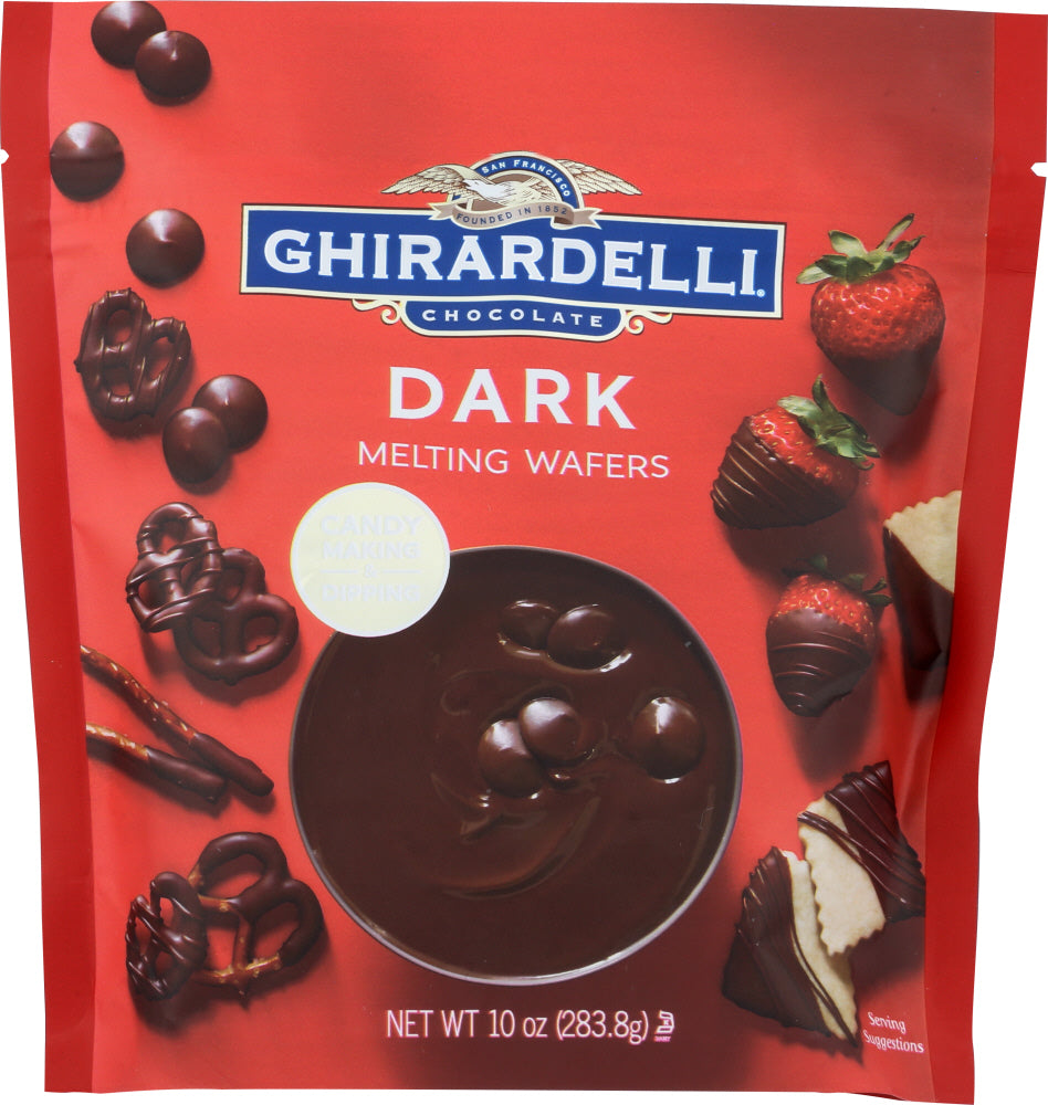 GHIRARDELLI: Candy Making Wafer Dark, 10 oz