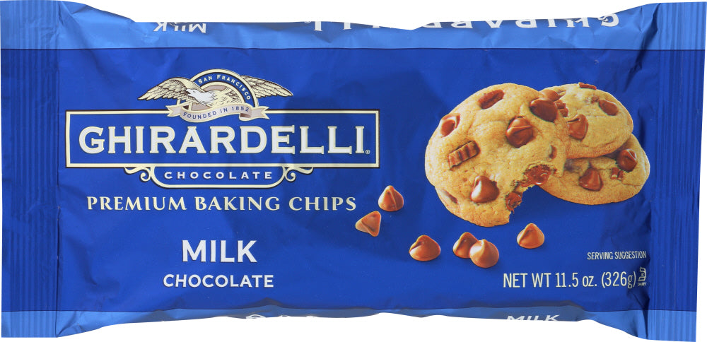 GHIRARDELLI: Chocolate Chip Milk, 11.5 oz