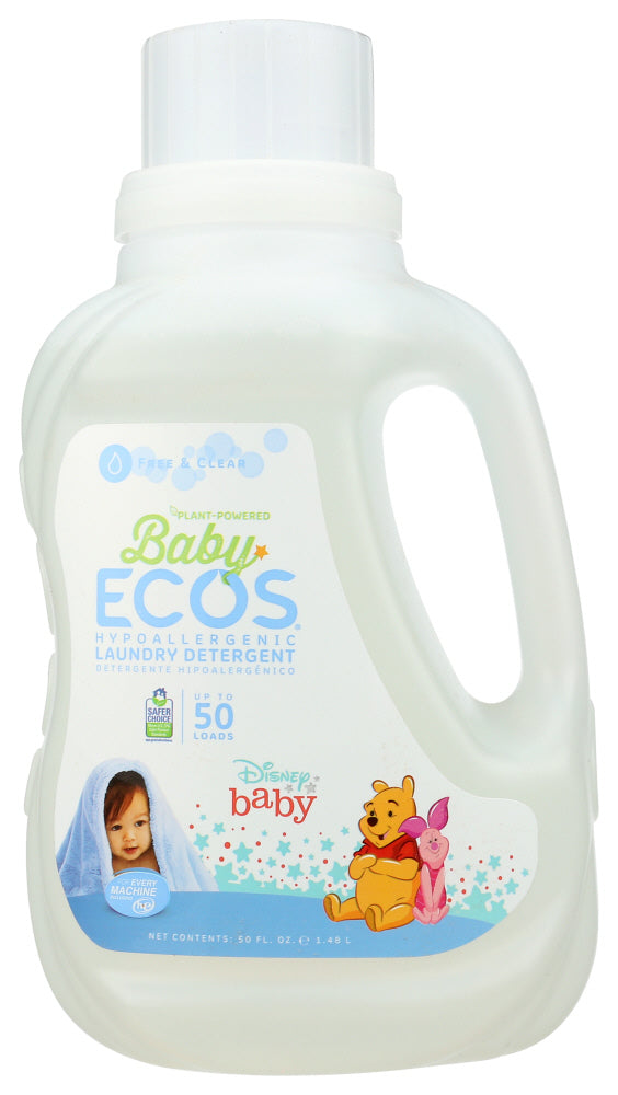 EARTH FRIENDLY: Baby ECOS Free and Clear Disney Detergent, 50 oz