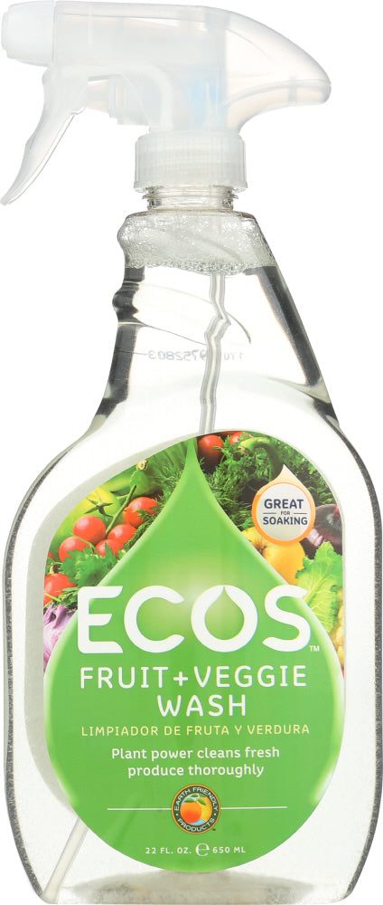 EARTH FRIENDLY: Fruit and Vegetable Wash, 22 Oz