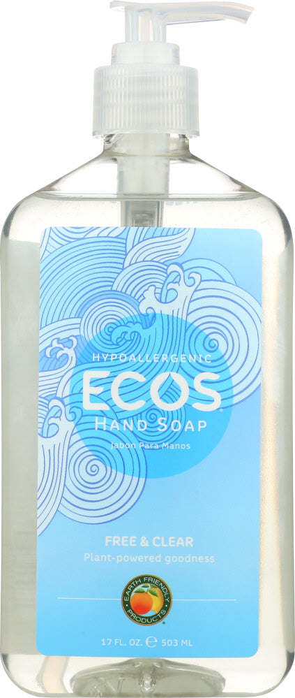 EARTH FRIENDLY: Handsoap Free & Clear, 17 oz