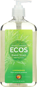 EARTH FRIENDLY: Hand Soap Lemongrass, 17 oz