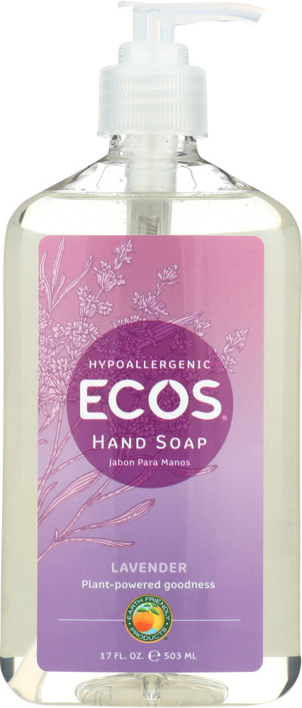 EARTH FRIENDLY: Hand Soap Lavender, 17 oz