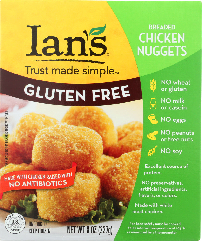 IAN'S NATURAL FOODS: Gluten Free Chicken Nuggets, 8 oz