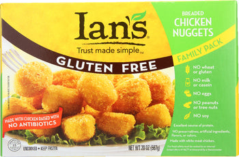 IAN'S NATURAL FOODS: Gluten Free Chicken Nuggets, 20 oz