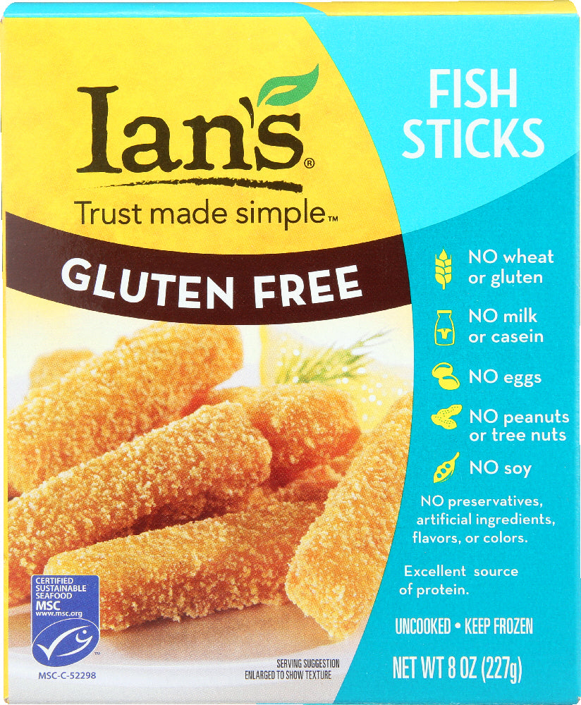 IAN'S NATURAL FOODS: Fish Sticks, 8 oz