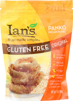 IAN'S NATURAL FOODS: Gluten Free Panko Breadcrumbs Original, 7 oz