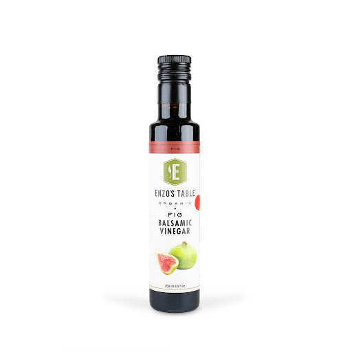 ENZOS TABLE: Vinegar Balsamic Fig Org, 250 ml