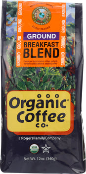 ORGANIC COFFEE CO.: Ground Coffee Breakfast Blend, 12 oz