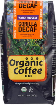 ORGANIC COFFEE CO.: Ground Coffee Gorilla Decaf, 12 oz