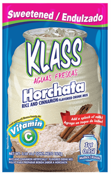 KLASS: Beverage 1 Quart Mix Sweetened Horchata, .58 oz