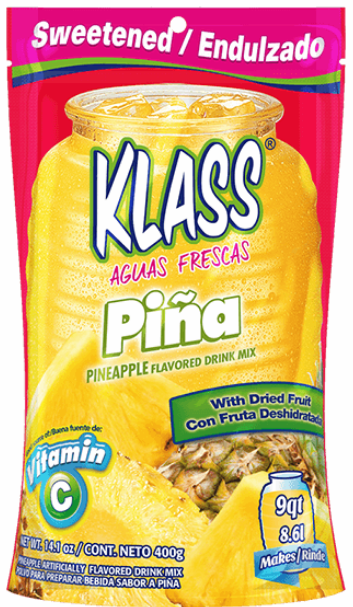 KLASS: Beverage Mix Pineapple Sweetened, 14.1 oz