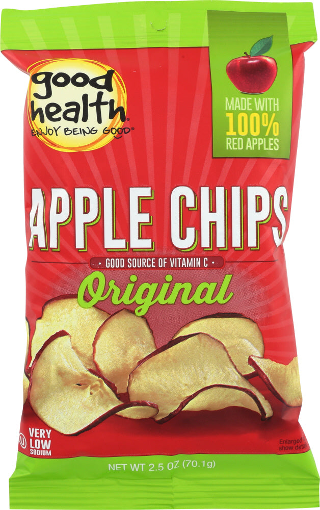 GOOD HEALTH: Crispy Original Apple Chips, 2.5 oz