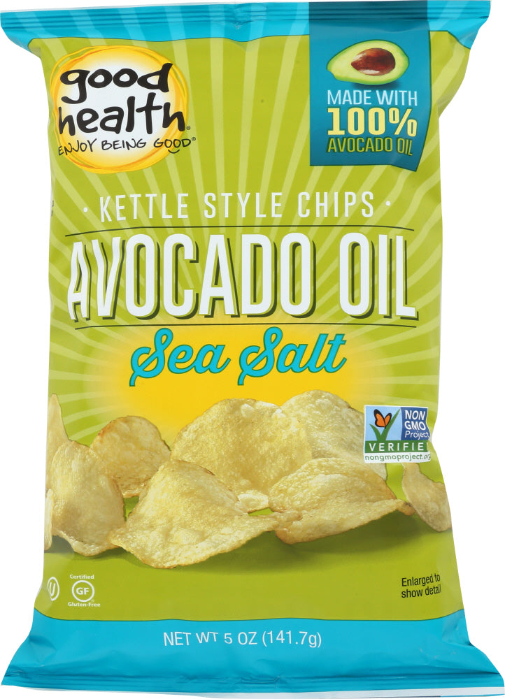 GOOD HEALTH: Kettle Chips Avocado Oil Sea Salt, 5 oz