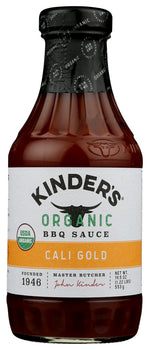 KINDERS: Organic California Gold BBQ Sauce, 19.5