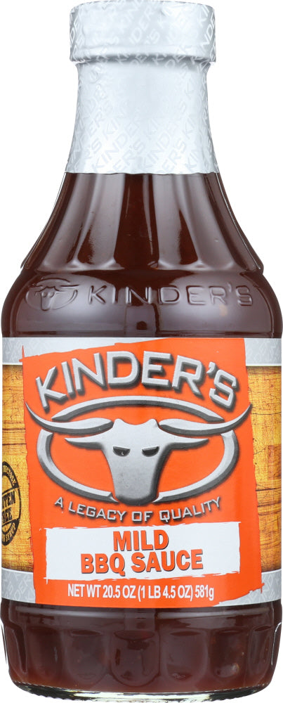 KINDERS: Mild BBQ Sauce, 20.5 oz