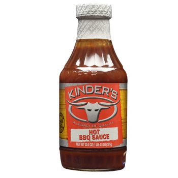 KINDERS: Hot BBQ Sauce, 20.5 oz