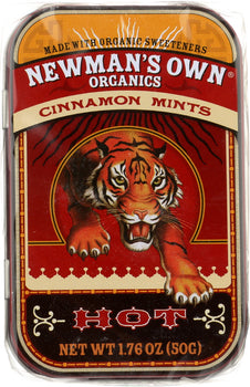 NEWMAN'S OWN: Organic Cinnamon Mints Hot, 1.76 oz