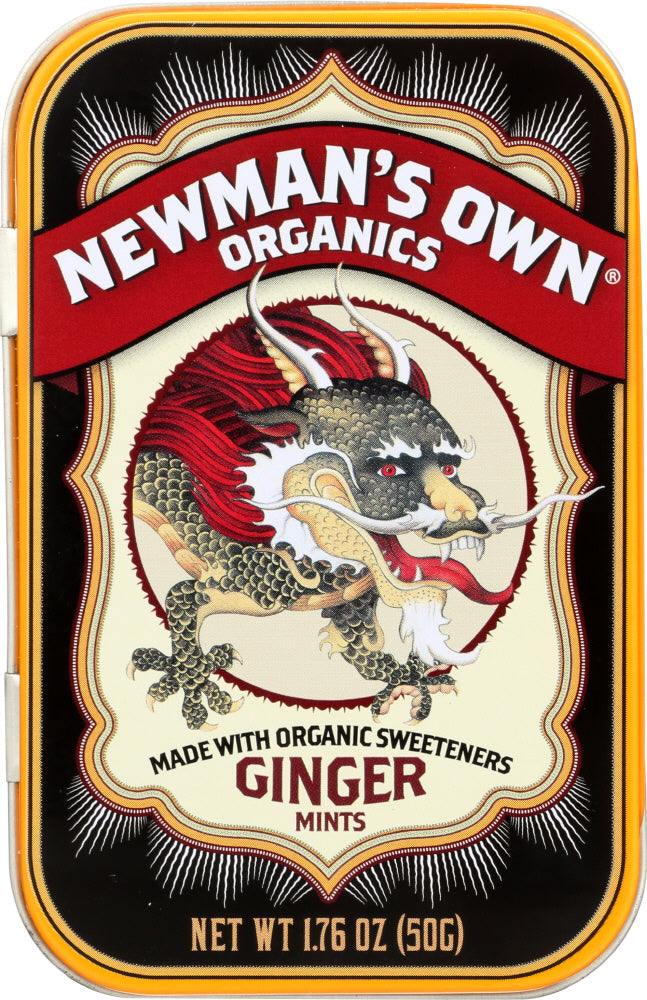 NEWMAN'S OWN: Organics Mints Ginger, 1.76 oz