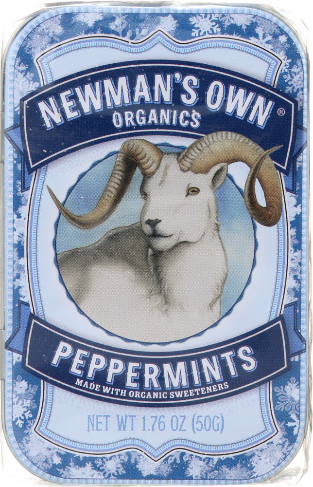 NEWMAN'S OWN: Organic Peppermints, 1.76 oz