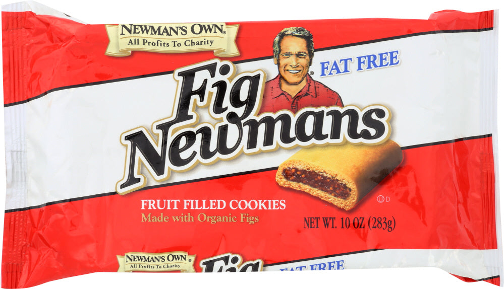 NEWMAN'S OWN ORGANIC: Fat Free Fig Newmans, 10 oz