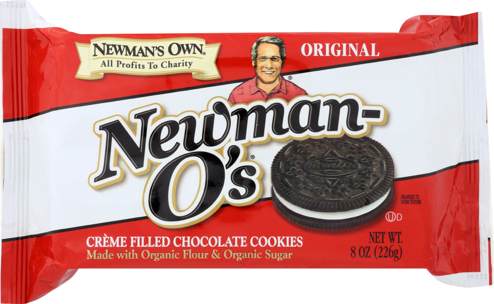 NEWMANS OWN ORGANIC: Cookie O Vanilla Cream Organic, 8 oz