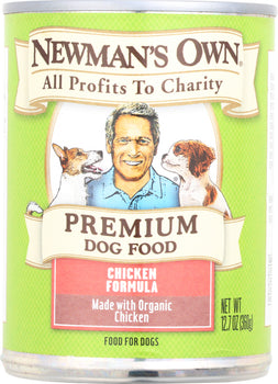 NEWMAN'S OWN: Dog Food Chicken Formula, 12.7 oz