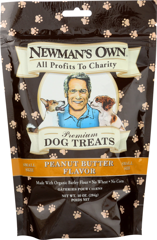 NEWMANS OWN ORGANIC: Pet Treat Peanut Butter Small Organic, 10 oz