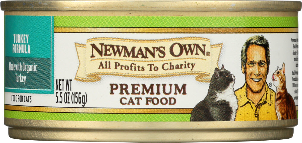 NEWMANS OWN ORGANIC: Cat Can Turkey Organic, 5.5 oz