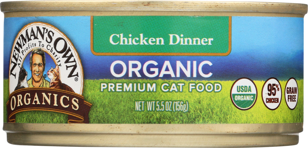 NEWMANS OWN ORGANIC: Cat Can Grain Free Chicken, 5.5 oz