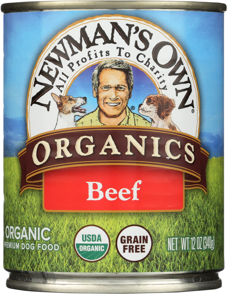 NEWMANS OWN ORGANIC: Dog Can Beef Organic, 12 oz