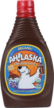 AH! LASKA: Organic Chocolate Syrup, 22 Oz