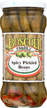 BOSCOLI: Spicy Pickled Beans, 12 oz