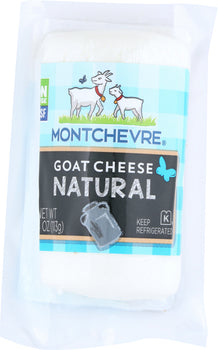 MONTCHEVRE: Goat Cheese Mini Log Plain, 4 oz