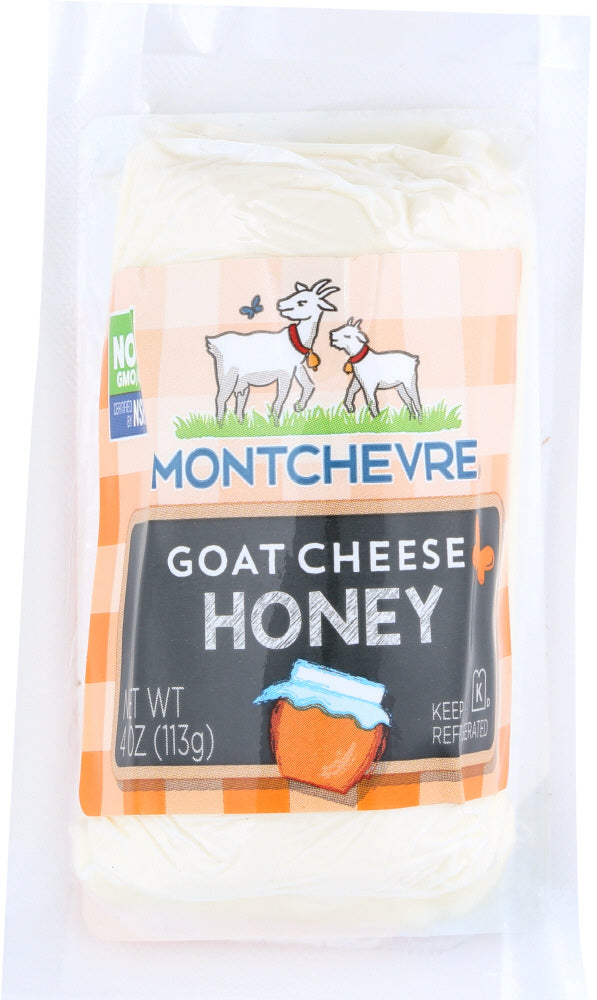 MONTCHEVRE: Goat Cheese Honey Log, 4 oz