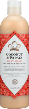 NUBIAN HERITAGE: Body Wash Coconut & Papaya, 13 oz