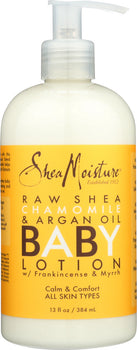 SHEA MOISTURE: Baby Healing Lotion Raw Shea Chamomile & Argan Oil, 12 oz