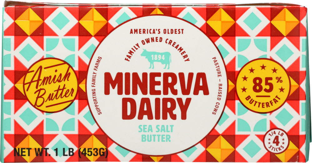 MINERVA: Amish Sea Salt Butter, 1 lb