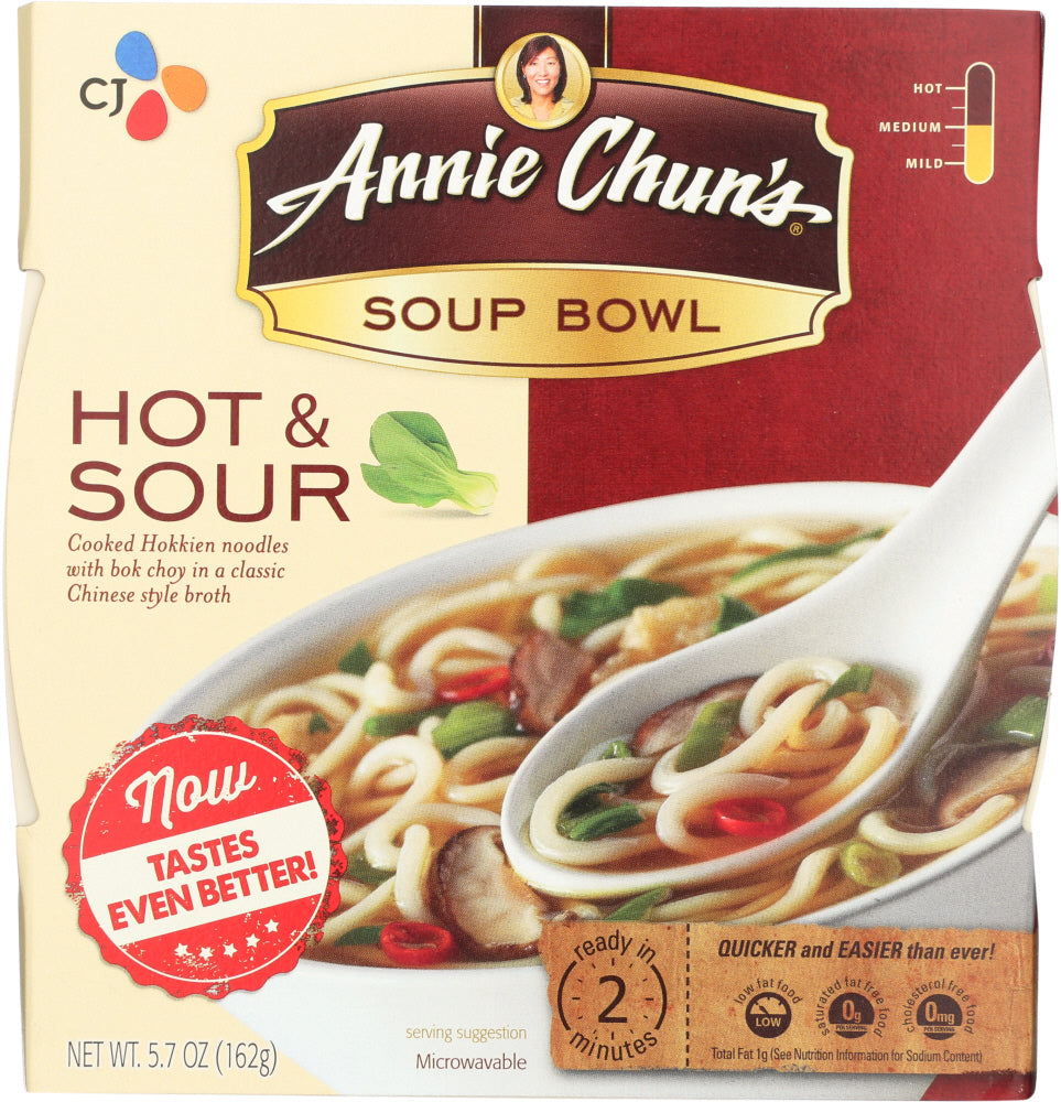 ANNIE CHUNS: Hot & Sour Soup Bowl, 5.7 oz