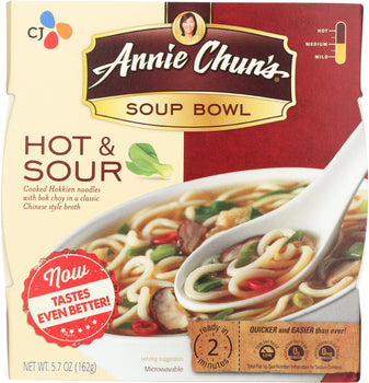 ANNIE CHUN'S: Hot & Sour Soup Bowl Medium, 5.7 oz