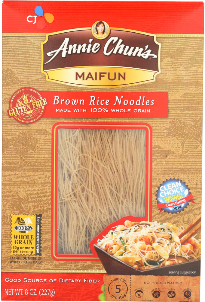 ANNIE CHUNS: Maifun Brown Rice Noodles, 8 oz