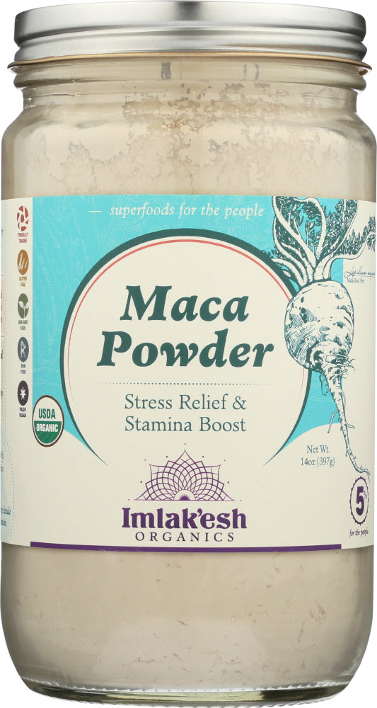 IMLAKESH ORGANICS: Maca Powder Organic, 12 oz