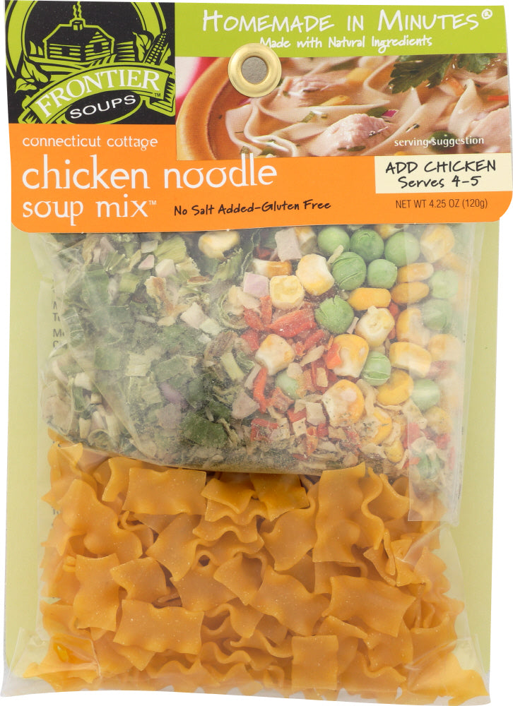 FRONTIER SOUP: Connecticut Cottage Chicken Noodle Soup Mix, 4.25 oz