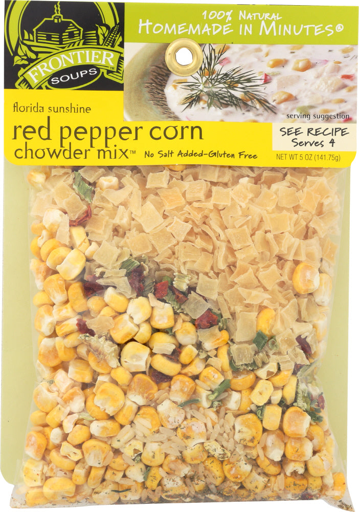 FRONTIER SOUPS: Homemade in Minutes Florida Sunshine Red Pepper Corn Chowder Mix, 5 oz