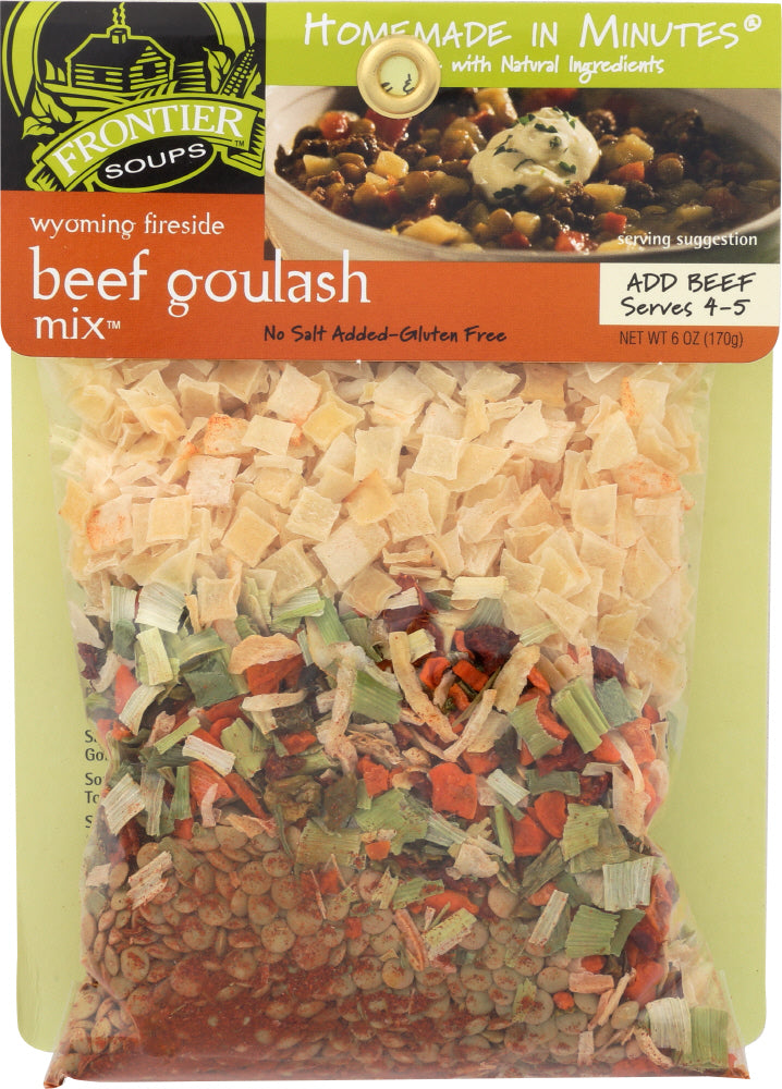 FRONTIER SOUP: Soup Mix Goulash Beef Wyoming, 6 oz