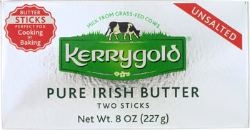 KERRYGOLD: Pure Irish Butter Sticks Unsalted, 8 oz