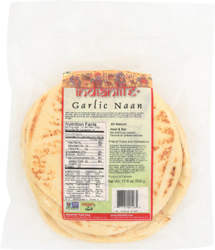 INDIANLIFE: Garlic Naan - Non GMO, 500 gm