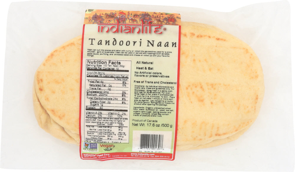 INDIANLIFE: Tandoori Nan - Non GMO, 500 gm