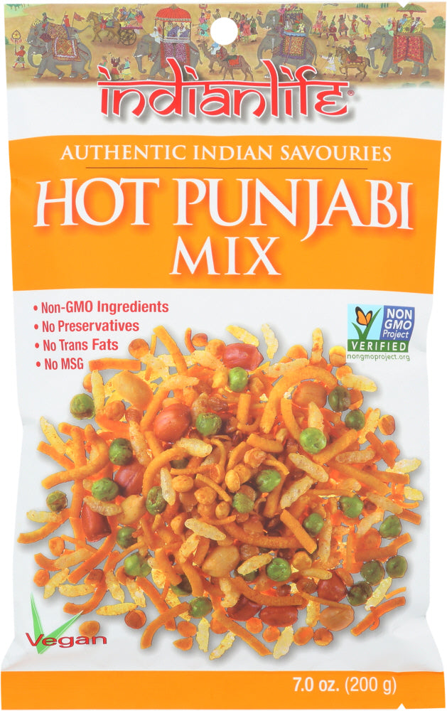 INDIANLIFE: Mix Snack Punjabi Hot, 7 oz